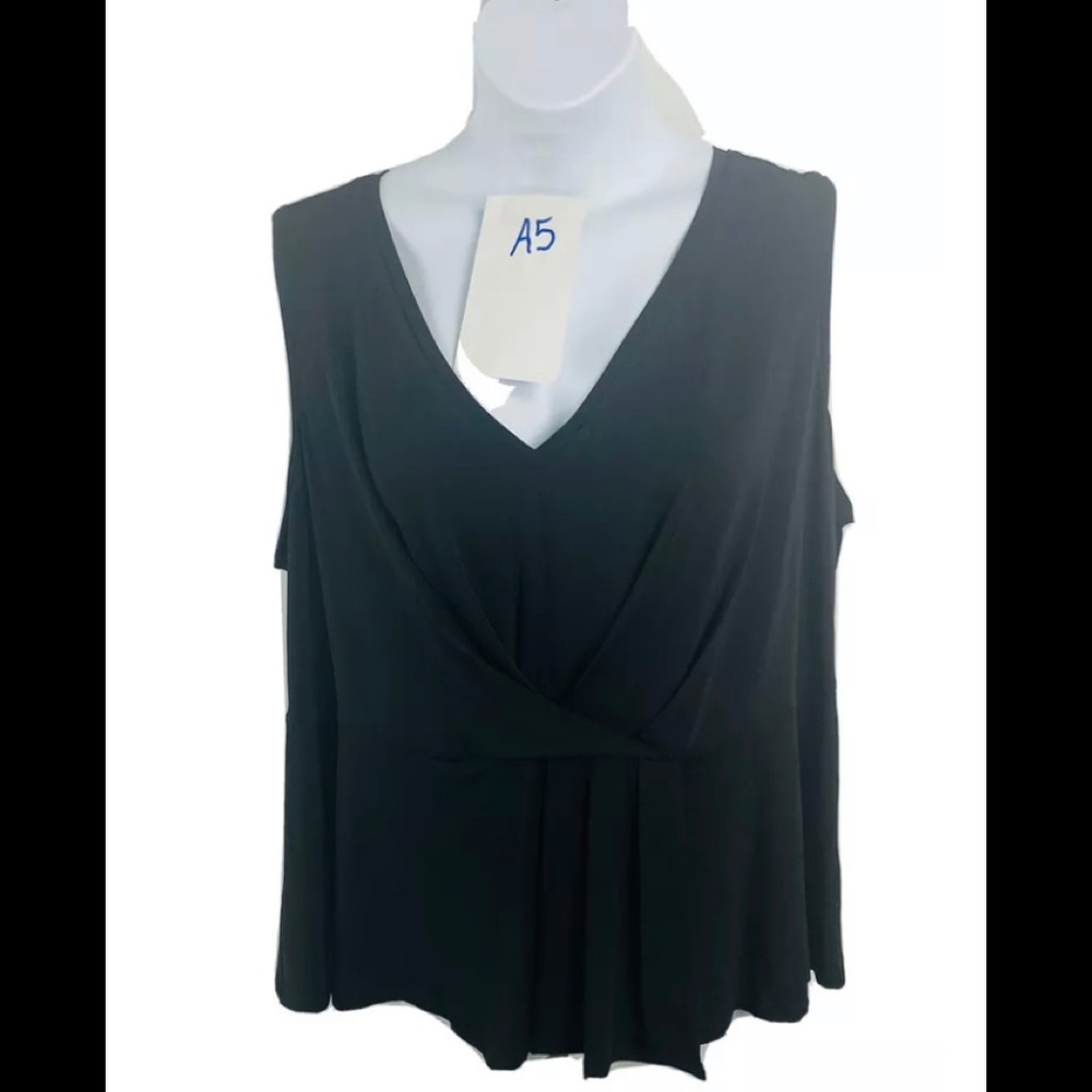 Rebel Wilson Angel Plus Size 1X  Draped Tunic Top